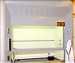 Fume hood without chemicals in it